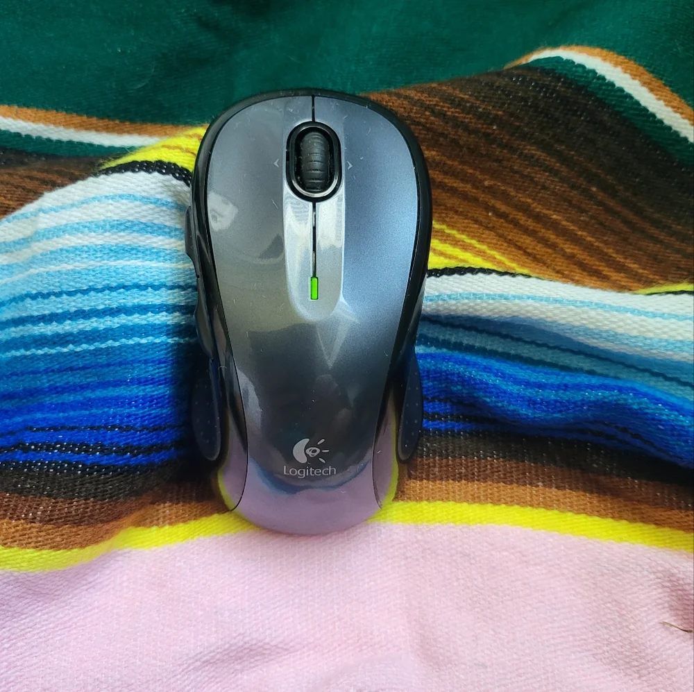 Logitech Black M510 Wireless Bluetooth Mouse with Padded Mesh Case